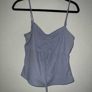 Women's Blue Spaghetti Strap Top